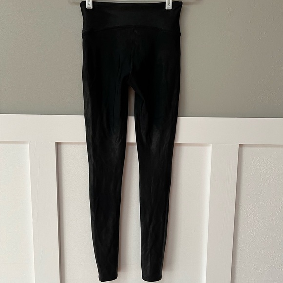 SPANX SPANXshape Faux Leather Leggings in Black - Picture 6 of 9